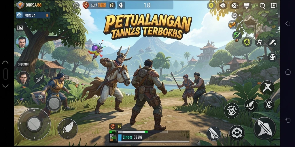 Tampilan gameplay BURSA188 yang mengasyikkan dan penuh petualangan.