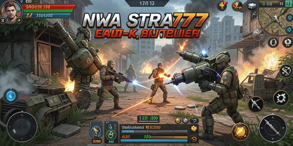 Tampilan gameplay menegangkan dan penuh strategi dalam NA777.
