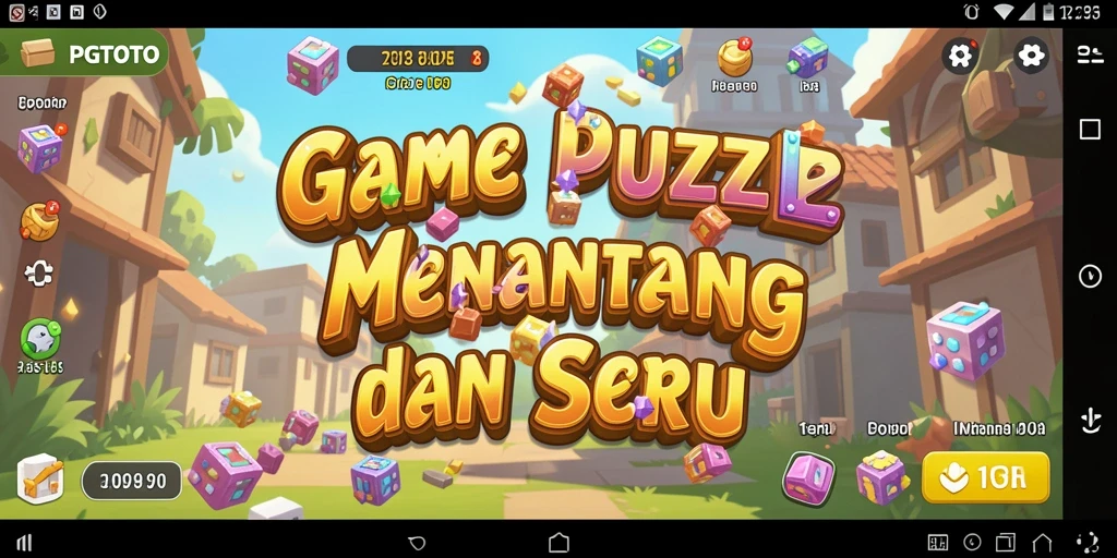 Screenshot gameplay PGTOTO menampilkan tantangan puzzle yang menarik.