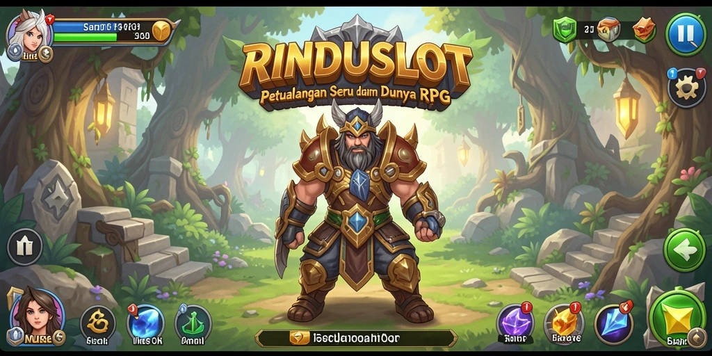 Gameplay <strong>RINDUSLOT</strong> yang penuh aksi dan strategi di dunia RPG.