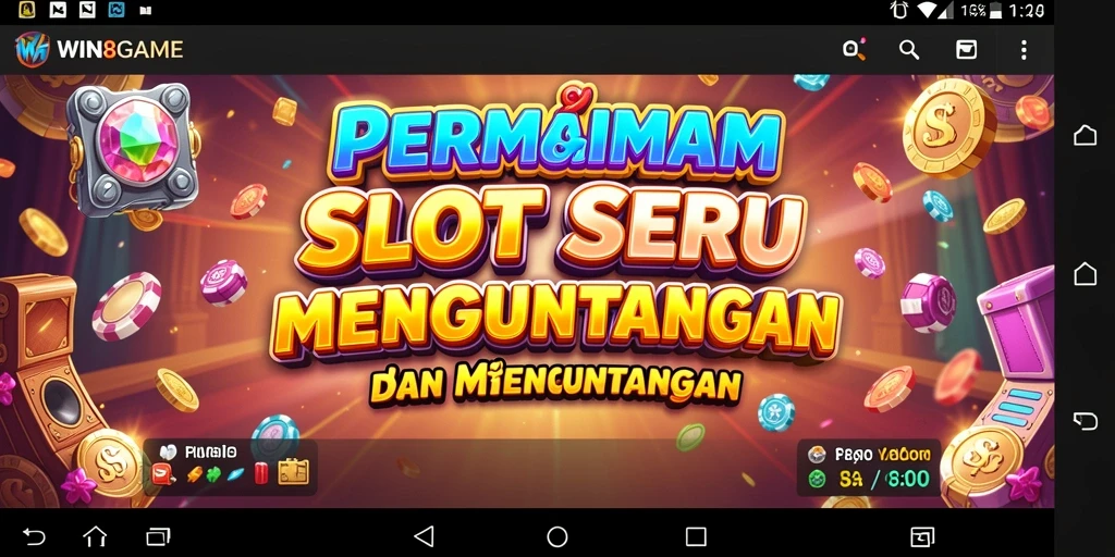 Gameplay Slot yang menegangkan dan menghibur di WIN8GAME.
